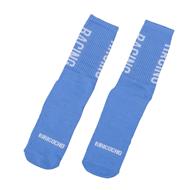 MEDIAS ANTIDESLIZANTES "RACING" CELESTE