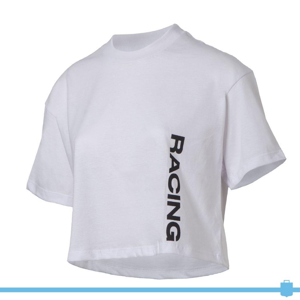 REMERA ALDOGON DAMA "RACING" VERTICAL