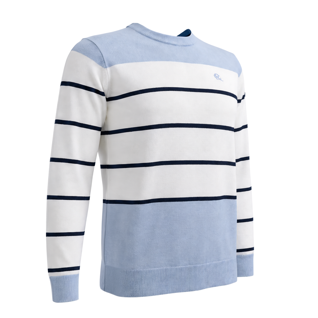 SWEATER RAYADO CUELLO REDONDO GIORGIO REDAELLI