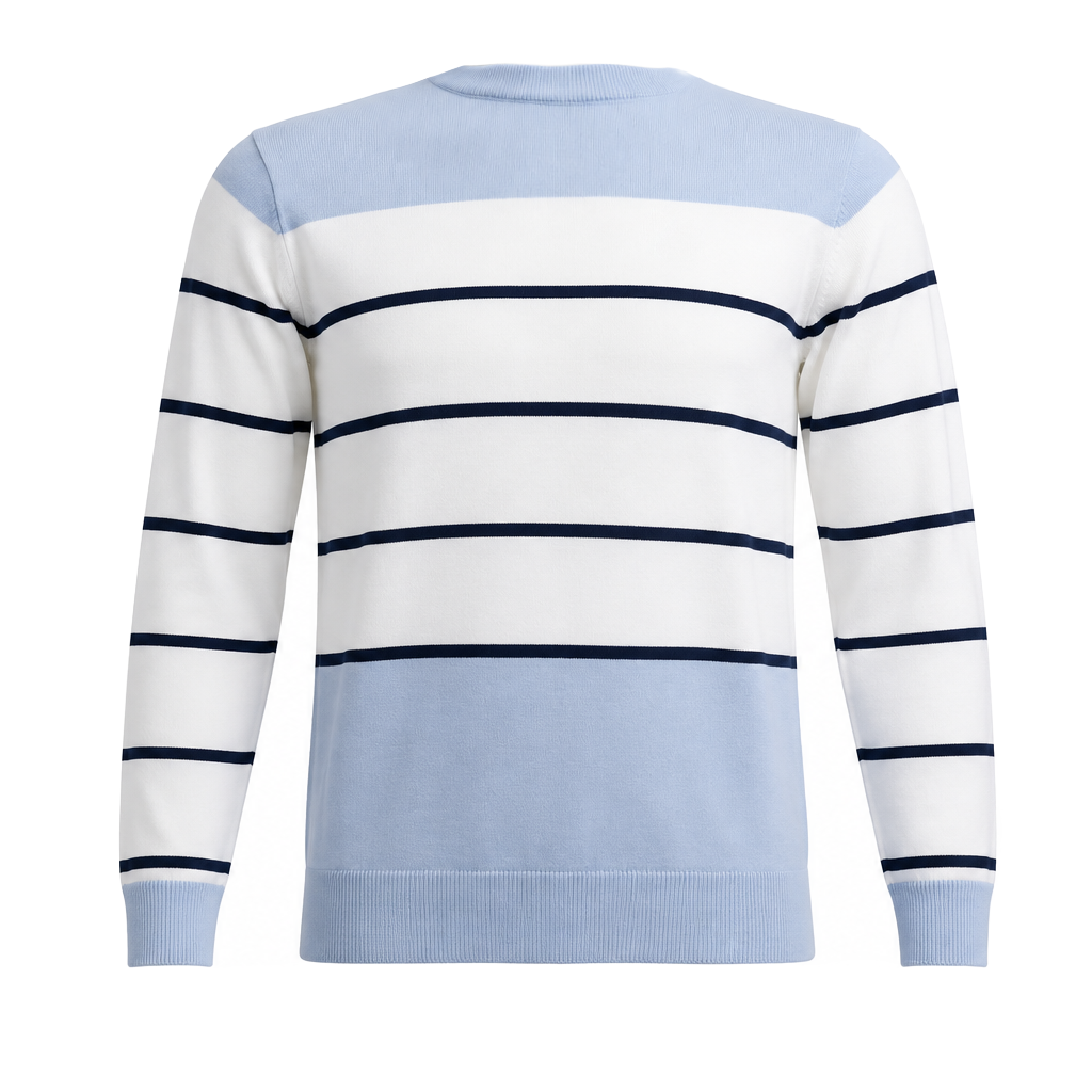 SWEATER RAYADO CUELLO REDONDO GIORGIO REDAELLI