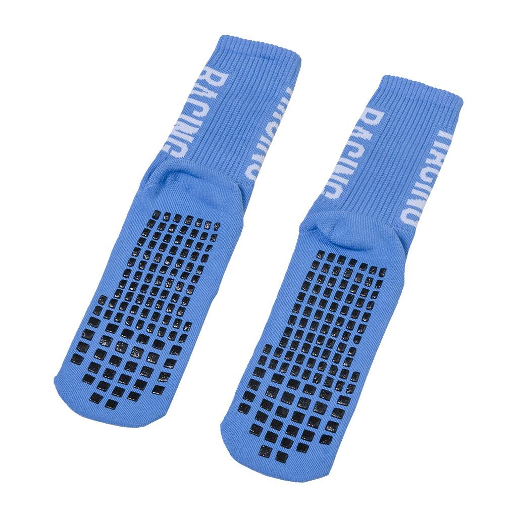MEDIAS ANTIDESLIZANTES "RACING" CELESTE