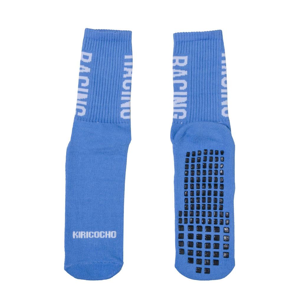 MEDIAS ANTIDESLIZANTES "RACING" CELESTE