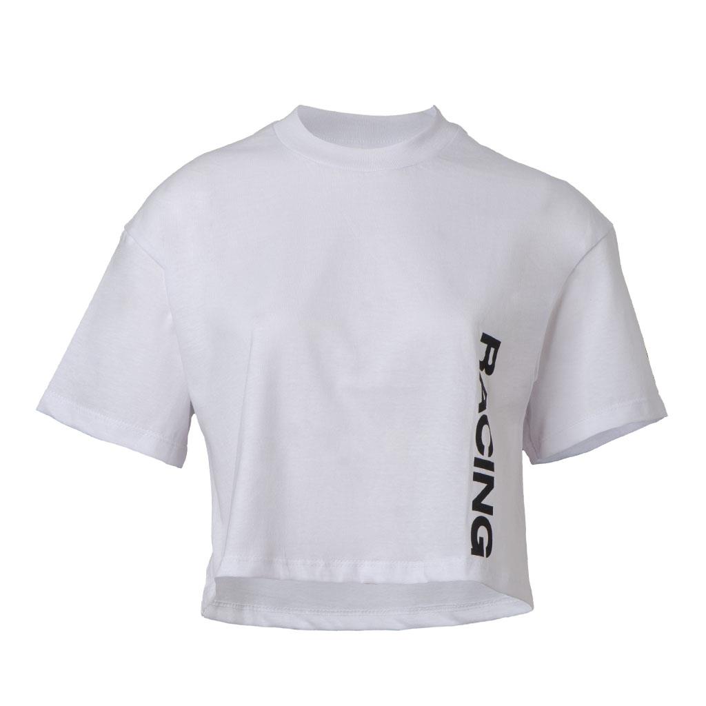 REMERA ALDOGON DAMA "RACING" VERTICAL