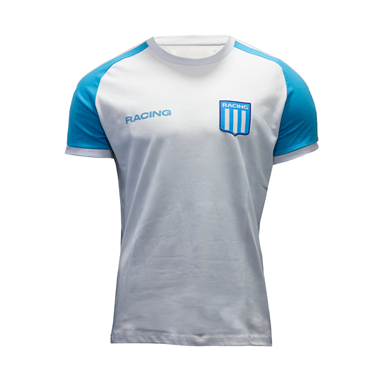 REMERA ESCUDO MANGA COMBINADA