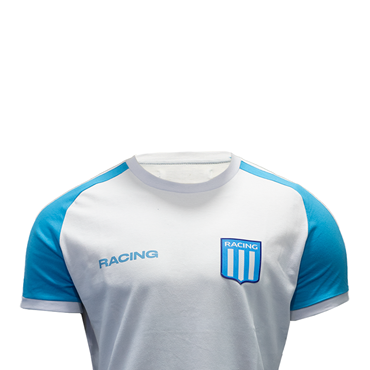 REMERA ESCUDO MANGA COMBINADA