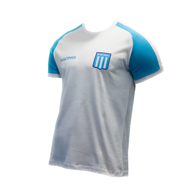 REMERA ESCUDO MANGA COMBINADA