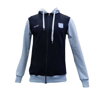 CAMPERA COMBINADA CON CAPUCHA