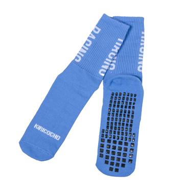 MEDIAS ANTIDESLIZANTES "RACING" CELESTE